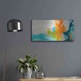 thumbnail image 4 of Luxe Metal Art 'Tidal Abstract I' by Sisa Jasper Metal Wall Art, 24"x12", 4 of 7
