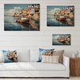 thumbnail image 4 of Designart "Greece Maritime beauty II" Transportation Print on Natural Pine Wood, 4 of 5
