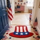 thumbnail image 5 of Flag Faux Plushes Bathroom Mat And Thickened Coffee Table Mat And Entrance Door Mat And A-merican Independence Day Decorative Carpet, 5 of 6