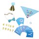 thumbnail image 4 of Juego De Cumpleaños Para Perros, Suministros De Cumpleaños Para Perros Elásticos Felices Y Duraderos Suaves Y Cómodos Para Cumpleaños De Perros ANGGREK Dog Birthday Party Supplies with Scarf, 4 of 8