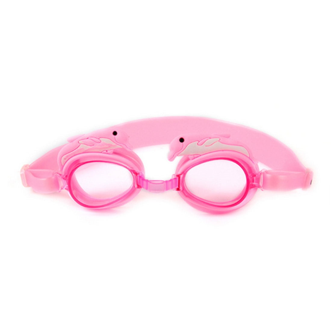 Waterproof Antifog Children Swimming Goggles Flat Glasses Pink Crab Type by