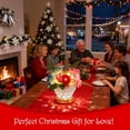 thumbnail image 6 of Birthday Gifts for Women, Gift Basket for Mom Blue & Pink Hydrangea Rose Cordless Table Lamp, 3 Color Crystal Lamps Touch Bedside Lamps with USB Charge Small Night Light for Bedroom, 6 of 12