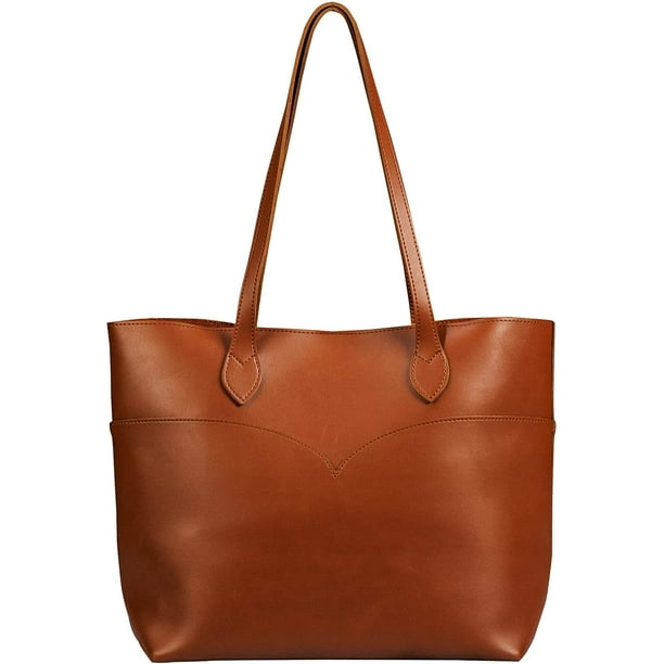 Grand sac cabas femme cuir vintage noir brun - avec bandoulière - sac cabas  cuir porté épaule avec fermeture éclair