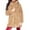 Khaki, variant on Baberdicy Coat Outerwear Winter Lady Womens Warm Long Faux Coat Jacket Outerwear Women's Fur & Faux Fur Jackets & Coats Black