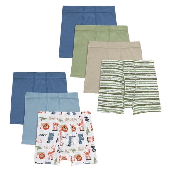 Calzoncillos tipo bóxer Hanes de algodón orgánico para niños pequeños