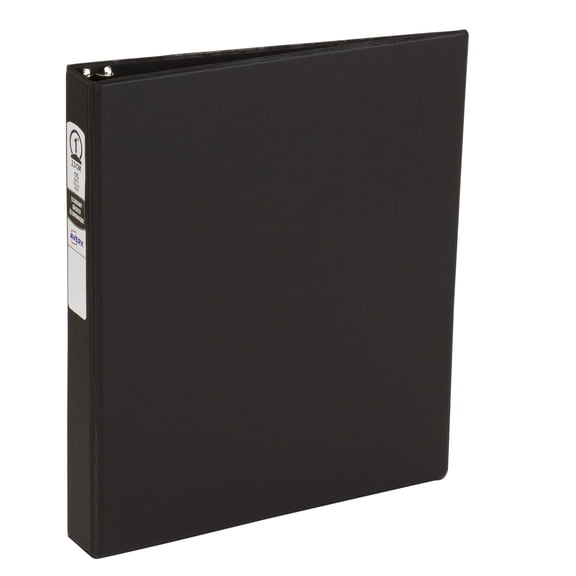 Avery Standard Binder, 1" Round Rings, Color May Vary (11718)
