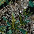 thumbnail image 5 of Orinice  Jungle Leopard Bathroom Shower Curtain Safari Animal Tropical Palm Tree Green Banana Leaves Bathroom Curtains 72x72 Inch Polyester Fabric Cloth Plastic Hooks Grommets 60x72, 5 of 7