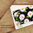 thumbnail image 3 of Pink Daisy Pattern Funny Personalized License Plate Rust-proof Stainless Steel Metal License Plate Suitable For Men And Women 12.2" x 6.2", 3 of 7