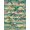 Teal Blue Pink, Pattern 12, variant on ODIKA 8'x10' Washable Area Rug Dolphin Print Ocean Wave Starfish Border Themed Theme Marine for Dining Room, Large Office, Lounge, Non-Slip Chair-Friendly Mat