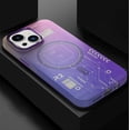 thumbnail image 3 of Compatible with iPhone 15 Luminous Case Glow in The Darkness Noctiluncent Fluorescent Case with Wireless Charging for Women Men Slim Soft Bumper Protector Shockproof Phone Cover, Purple, 3 of 13