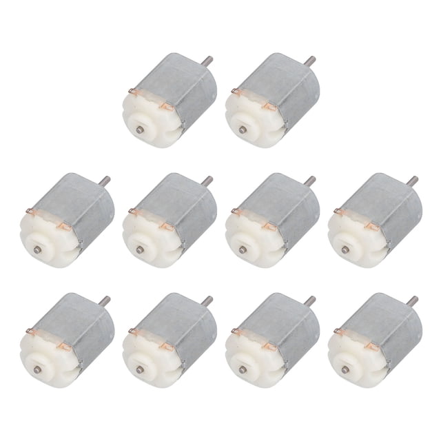 Mini Motor Eléctrico, 10 Piezas, 3 V, Motores De CC Pequeños De Alta Velocidad, Procesamiento De Precisión Para Coches De Juguete ANGGREK Otros