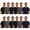 12 Pack Black, Gray, and Navy, variant on Mens Cotton Short Sleeve Lightweight T-Shirts, Bulk Crew Tees for Guys, Solid Bright Colors T-Shirt (Orange, Small, s)