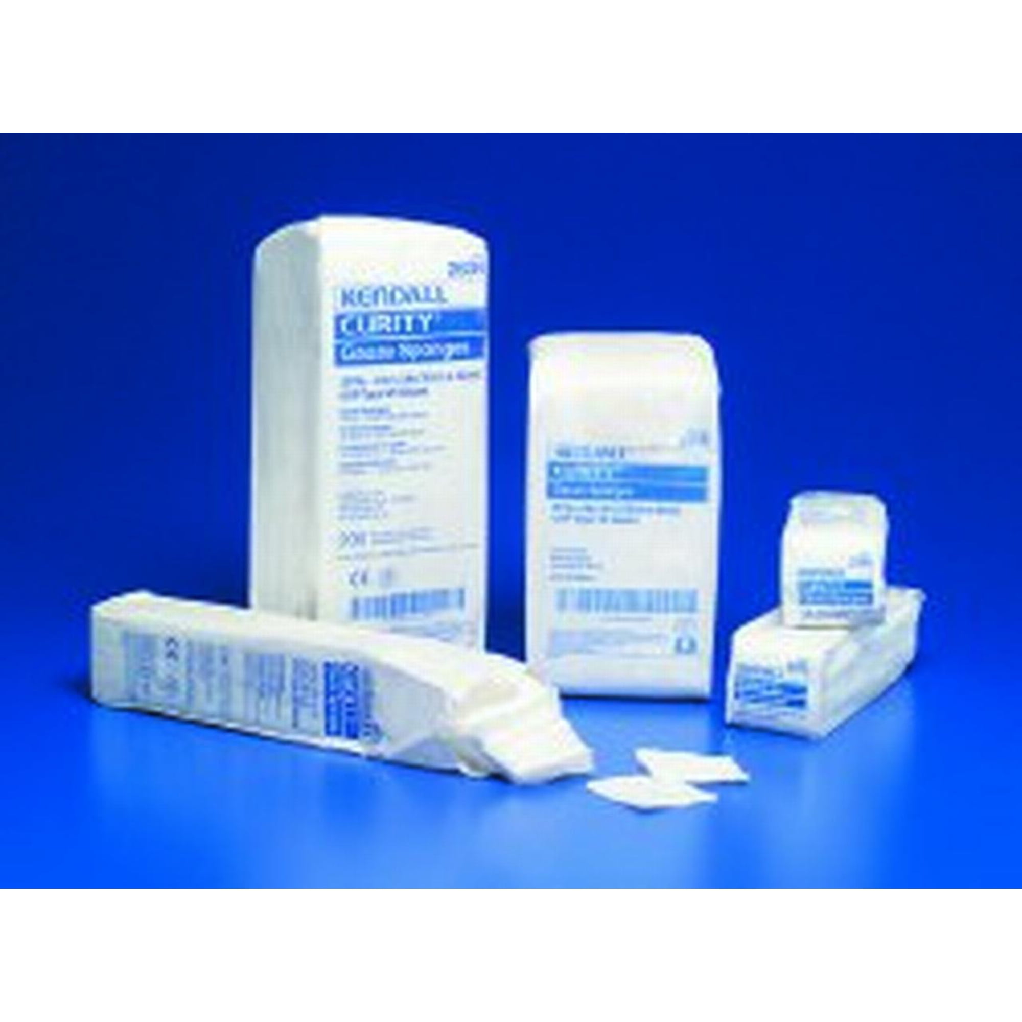 Curity USP Type VII Gauze Sponge Cotton 12-Ply 3 X 3 Inch Square NonSterile, 2346- - Case of 4000