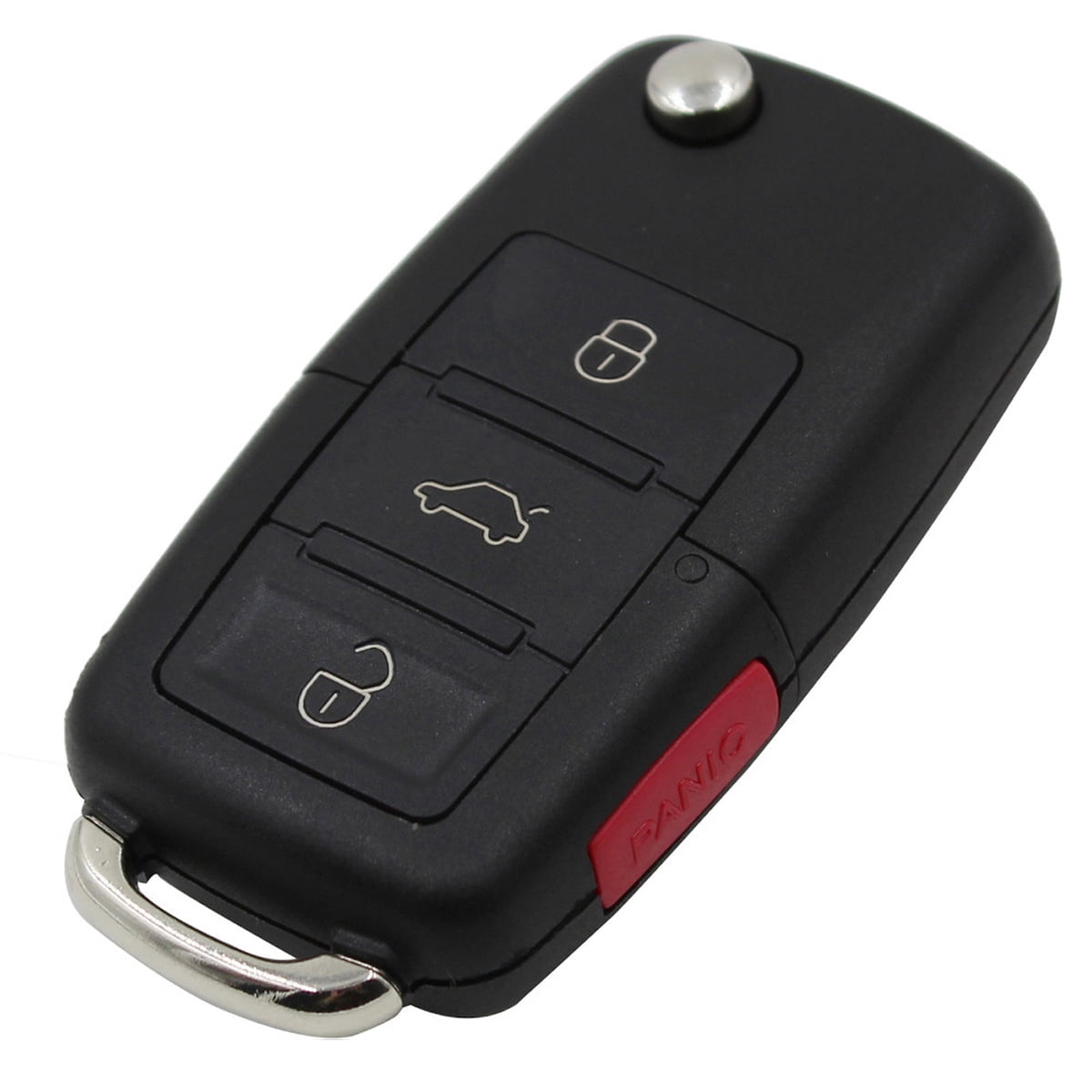 Remote Folding Key Flip Shell Case Uncut Blank For VW Jetta Passat 3+1 Buttons 