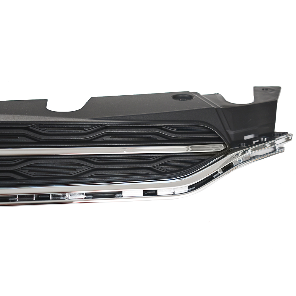 Silscvtt Front Upper Bumper Grille For 2016-2017 Chevrolet Equinox - Chrome + Black Mesh