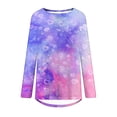 thumbnail image 4 of Luxalzxs Womens Long Sleeve Tops Plus Size Valentines Day Crewneck Love Heart Print Casual Pullover Tees Tops, 4 of 4