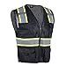 thumbnail image 3 of Vendace Hi Vis Safety Reflective Mesh Vest For Men Ansi Class 2 High Visibility Vest With 8 Pockets And Zipper(Black M), 3 of 4