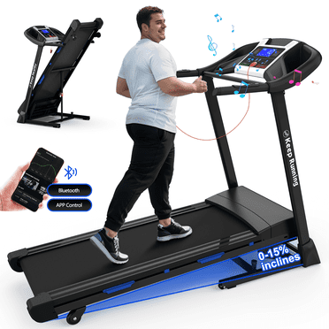 FYC Folding Treadmill, 330LBS Capacity, 15% Auto Incline, 3.5HP, 10MPH