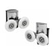 thumbnail image 1 of Rodillos para mampara de ducha de aleación de zinc de alta resistencia, ruedas para mampara de ducha de altura ajustable, funcionamiento suave y silencioso para puertas corredizas de vidrio para, 1 of 5