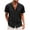 Black, variant on Mens Floral Lace Shirt Short Sleeve Hollow Out Sheer See Through Casual Button Down Shirts Summer Crochet Polo Shirt Fashion Beach Shirts Top,White,S