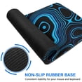 thumbnail image 6 of Blue LinesLine Theme&nbsp;mouse Padswaterproofwashable&nbsp;for Office Home Work Gaminggaming Mouse PadRubber Base Mousepad with Stitched Edges 31.5x11.8inches, 6 of 7