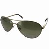 Tommy Bahama Unisex 'Kona Kraze' Polarized Aviator Sunglasses, Desert/Green