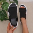thumbnail image 5 of Nuevos zapatos de cuña de suela gruesa, sandalias de verano para mujer, zapatillas informales para mujer, sandalias para mujer Wmkox8yii nm11170, 5 of 5