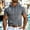 Gray, variant on Mens Short Sleeve Drawstring Hoodie Cotton Moisture Wicking Hooded T-shirts Sweatshirts Lightweight Solid Tops with Kangaroo Pocket Size 2XL Gray