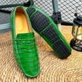 thumbnail image 6 of Men's Casual Loafers Slip On Leather Shoes Lightweight Driving Shoes Moccasins Classic Penny Loafer Flats Boat Shoes Big Size, 6 of 10