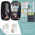 thumbnail image 2 of Estuche Lona JEEXI Gran Capacidad Bolsa Almac para Rotuladores Gris, 2 of 7