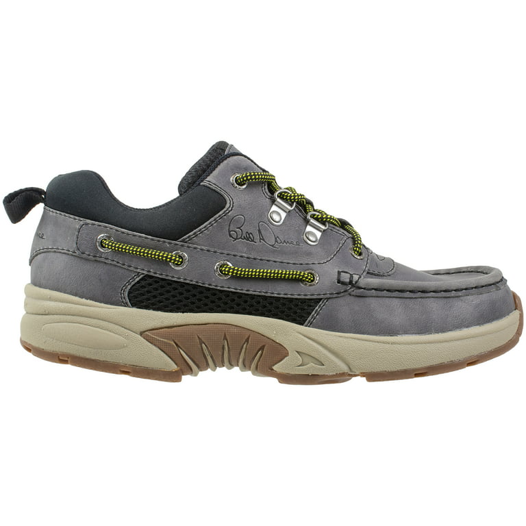 Rugged Shark Bill Dance Pro Boat Shoe, Premium Leather and Comfort, Fishing  and Outdoor Shoe, Grey, Men's Size 9.5 