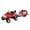 Red, variant on SugarBloom RC Semi Truck with Trailer, 1:64 Scale Alloy Remote Control Truck, 2.4GHz RC Vehicle, 2025 New Model for Collectors,Black