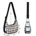thumbnail image 5 of Sac Bandoulière Réglable Math en Nylon Léger Formule Scientifique Éducatif Mural Cadeaux de Classe Petit Sac à Main pour Femmes Voyage Extérieur, 5 of 5