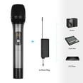 thumbnail image 3 of Muslady UHF Wireless Microphone System with Handheld Cardioid Microphone and Receiver 16 Channels for Video, 3 of 8