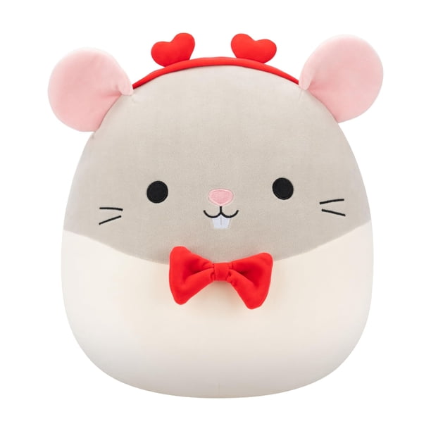 Peluche Squishmallows Original Rusty The Grey Rat 35 cm