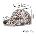 thumbnail image 3 of Mens Hat Unisex Baseball Fashion Sport Leopard Print Breathable Beach Adjustable Hop Sun Protection Summer Men's Baseball Caps, 3 of 5