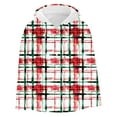 thumbnail image 5 of Moxiu Men's Flannel Hoodie Shirts 2025 Lightweight Casual Button Down Lined Plaid Shirt Jackets for Men Long Sleeve Hooded Coats with Pocket Beige,XXL, 5 of 5