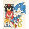 thumbnail image 4 of SEGA Sonic the Hedgehog Little Boys' Athletic 2-Piece Tee and Shorts Set Shadow Knuckles Navy, 4 of 4