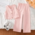 thumbnail image 5 of BOOMNY Girls 2 Peice Suits British Sleeveless Suit Vest Pants Sets for Kids Wedding Formal Dress Sets, 5 of 6