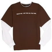 No Boundaries - Men's "Trust Me" Layered Graphic Tee