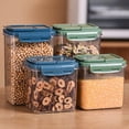 thumbnail image 4 of CNKOO Food Storage Containers Kitchen Storage Organization Kitchen Storage Box Jars Ducts Storage for Kitchen Bulk Cereals G2, 4 of 8