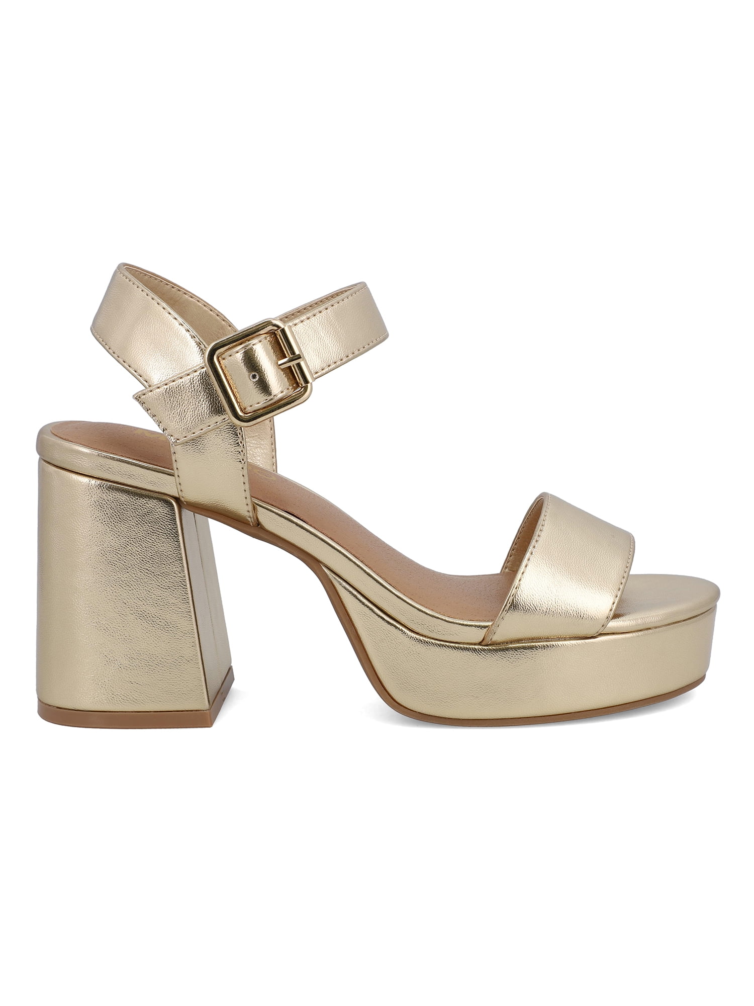 MIA TOO Women's Beebee Platform Block Heel Sandal