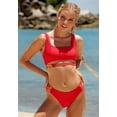 thumbnail image 4 of High Waisted Bikini Set for Women Athletic Two Pieces Tankini Swimsuits, 4 of 6