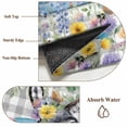thumbnail image 6 of 5x8 Area Rugs for Living Room, Animals Flowers Non Slip Area Rugs for Kitchen Bedroom Entryway, Weeping Spring Floral Elegant Checkered Washable Carpet Runner Rug Floor Mats for Bedroom Home Decor, 6 of 8