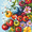 Blue Floral Tomatoes, variant on Yayeee 40oz Stainless Steel Tumbler with Straw and Handle Double-Wall Insulated Travel Water Bottle, Blue Floral Tomatoes