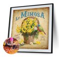 thumbnail image 1 of Cuadros Decorativos Taladro redondo completo Pintura de diamantes Old Time Bouquet Kit DIY Wall Art (WT823) DQrwqpou Nuevos Originales, 1 of 9