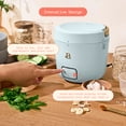 thumbnail image 5 of Beautiful 3-Cup Cooked, 1-Cup Uncooked Portable Rice and Soup Cooker with EverGood Ceramic Nonstick Coating, Hydrangea by Drew Barrymore, 5 of 13