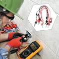 thumbnail image 4 of Miangastore Electronic Circuit Experiments Wire Black PVC 8Pcs 10.41X0.59X0.29in, 4 of 8