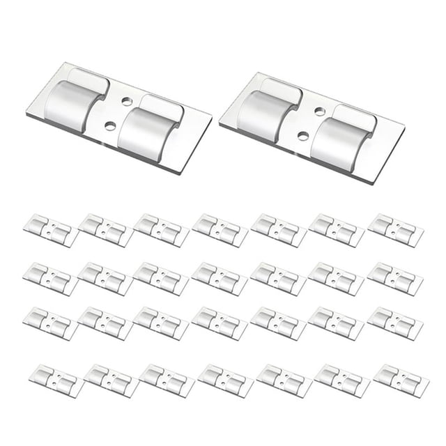 Hooks for Outdoor String Lights Clips, 30Pcs Clear Light Clips Heavy Duty Light Hooks for Indoor Outdoor String Lights