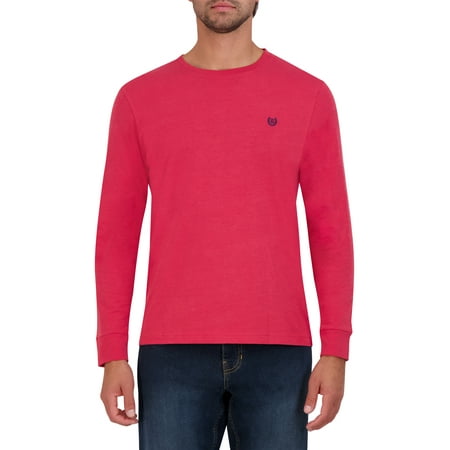 Chaps Men's Long Sleeve Logo Tee